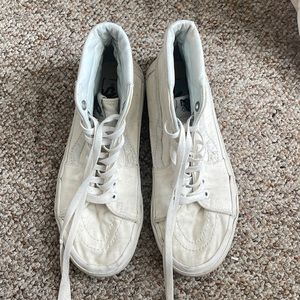 White High Top Vans